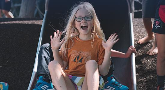 SGIS summer camp girl slide SGIS summer camp girl slide